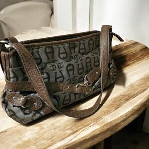 Brown and Gray Designer Women's Bag